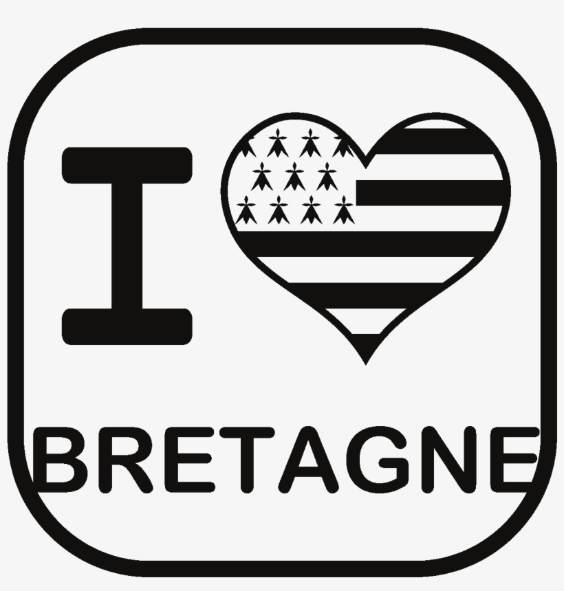 Sticker Citation I Love Bretagne Ambiance Sticker Kc11739, transparent png download
