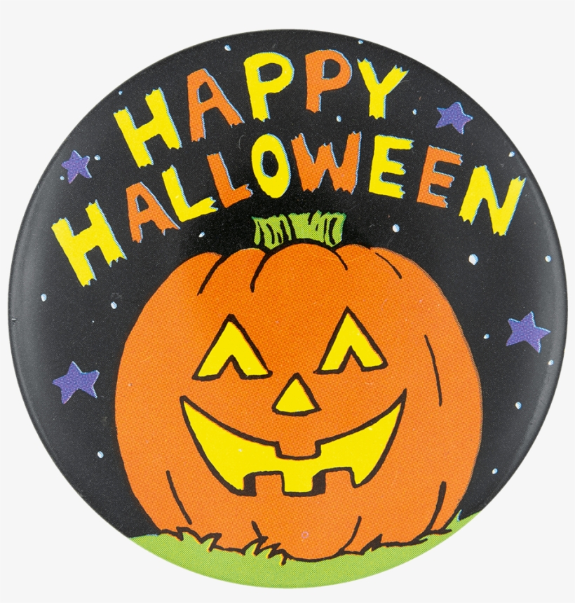 Happy Halloween Jack O Lantern Event Button Museum, transparent png download