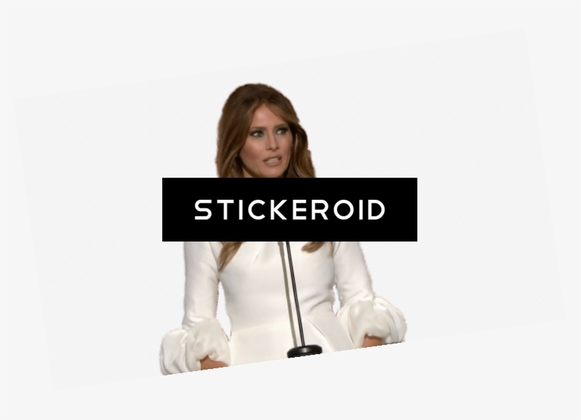 Melania Trump Speaking, transparent png download
