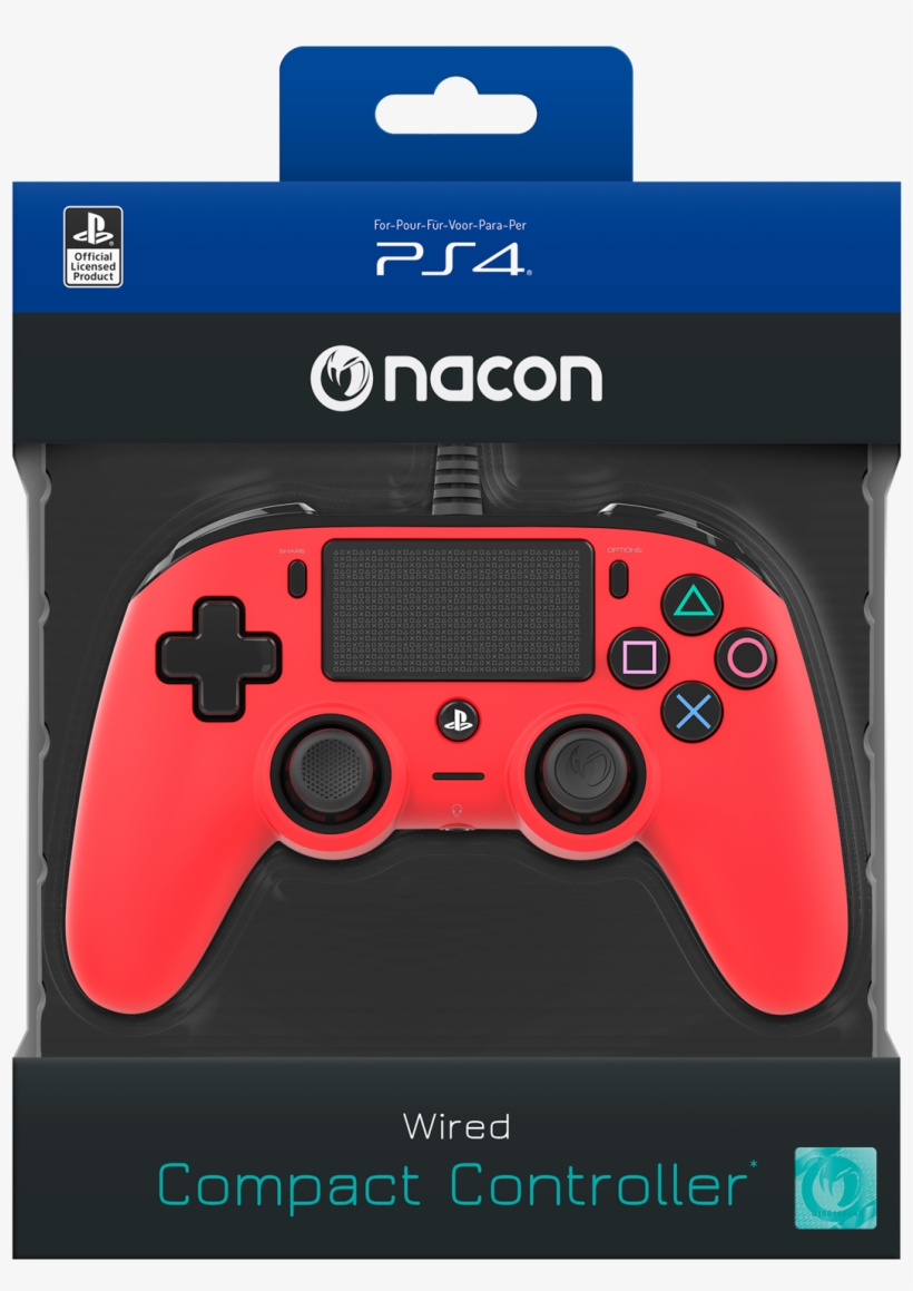Nacon Wired Compact Controller, transparent png download