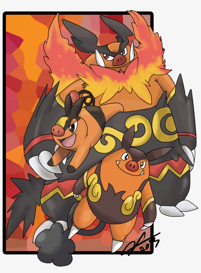 Tepig Line, transparent png download
