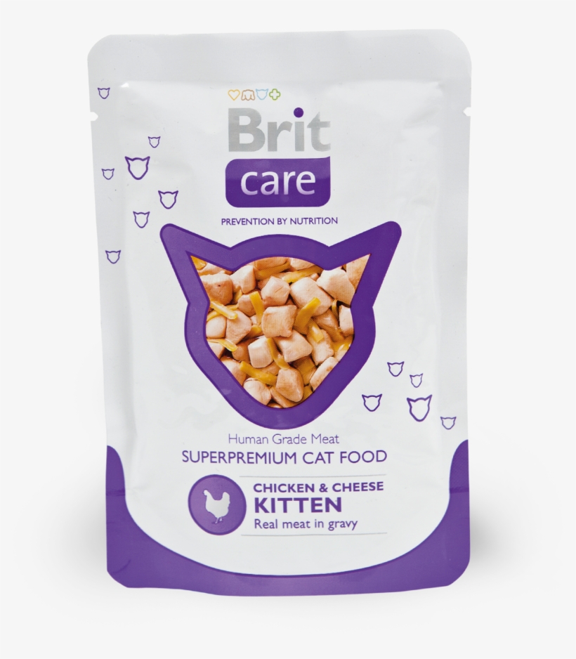 Brit Care Cat Chicken & Cheese Kitten Pouch, transparent png download