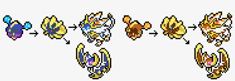 Halloween Cosmog, Cosmoem, Lunala, Solgaleo, transparent png download