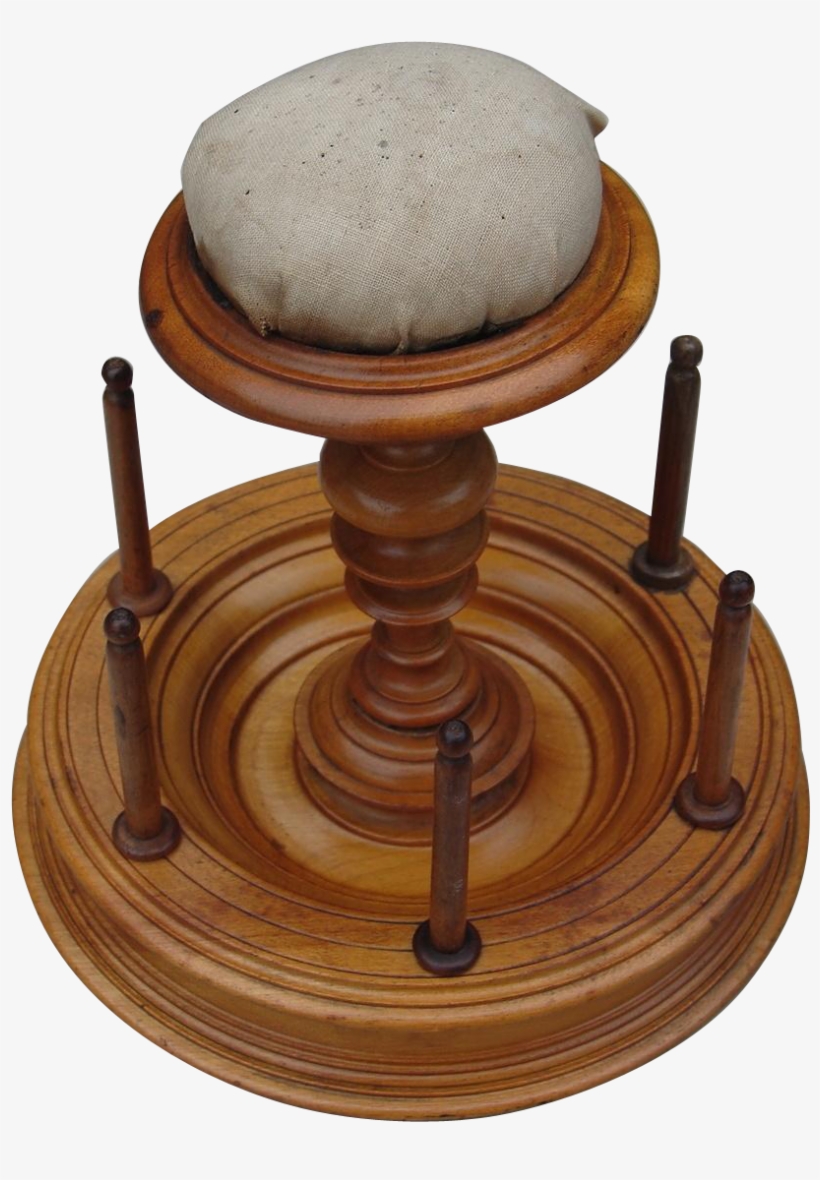 Incredible Turned Post Sewing Mushroom Pincushion Thread, transparent png download