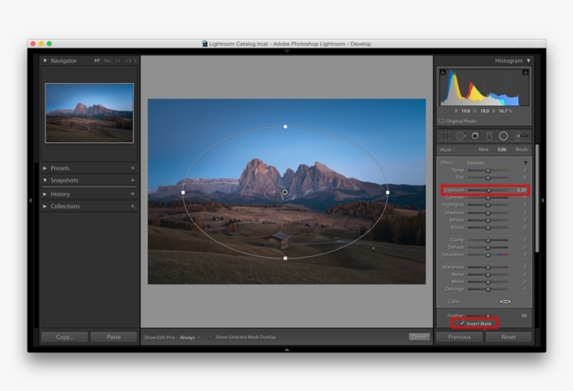 Custom Vignette In Lightroom, transparent png download