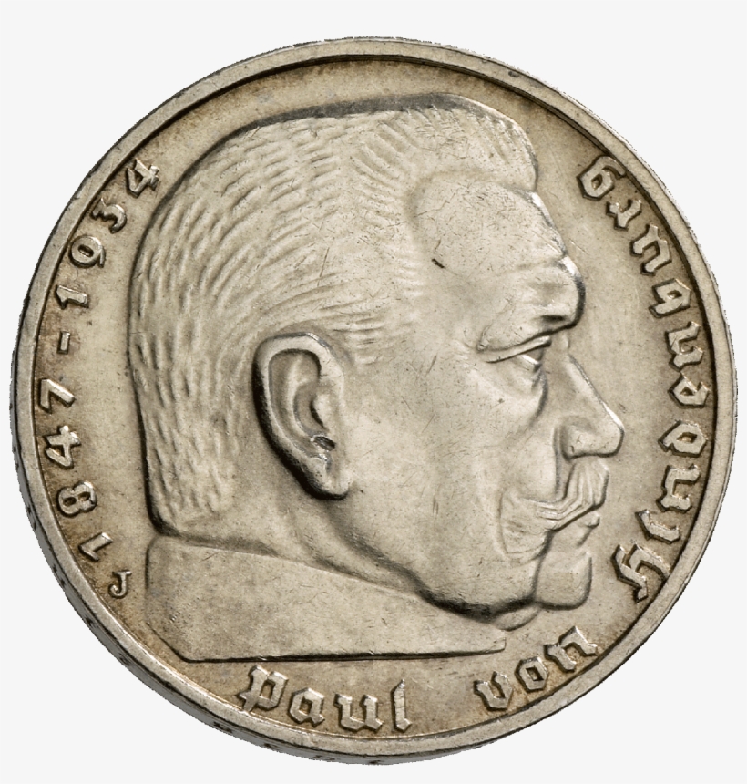 German Third Reich, 5 Reichsmark, transparent png download