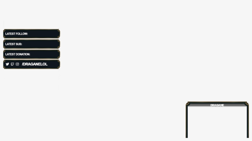 Dragane Ingame Overlay, transparent png download