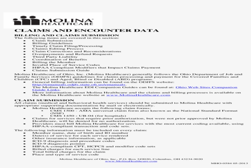 Claims And Encounter Data, transparent png download