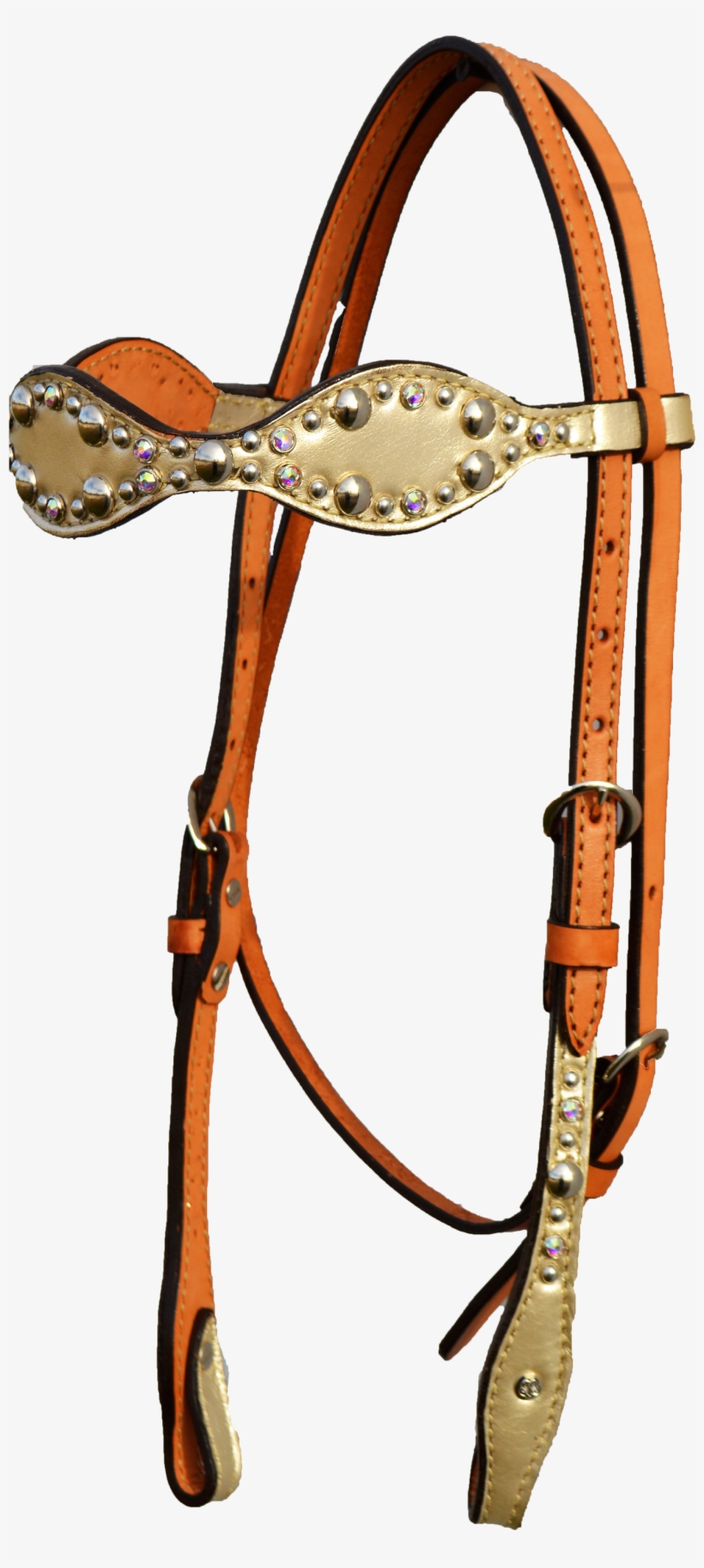 2065-jw Head Stall Scalloped Shaped, Platinum Metallic, transparent png download