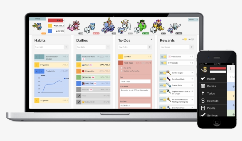 Habit Rpg, transparent png download