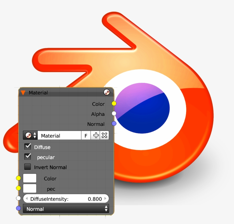 Blenderlogo Ноды В Blender Render, transparent png download