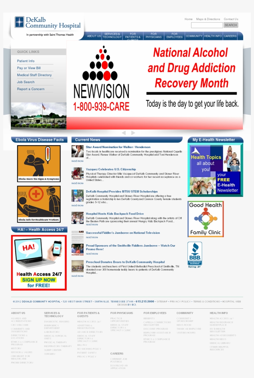 De Kalb Community Hospital Competitors, Revenue And, transparent png download