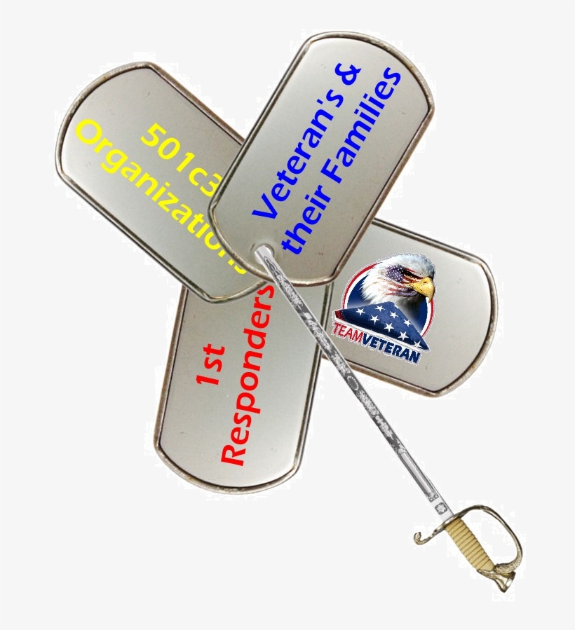 Teamwork 4 Dog Tags And Sword, transparent png download