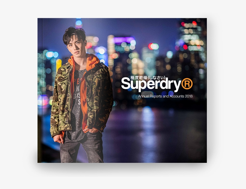 Superdry Annual Report 2018 Front Cover, transparent png download