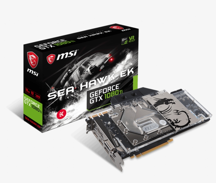 Support For Geforce Gtx 1080 Ti Sea Hawk Ek X, transparent png download