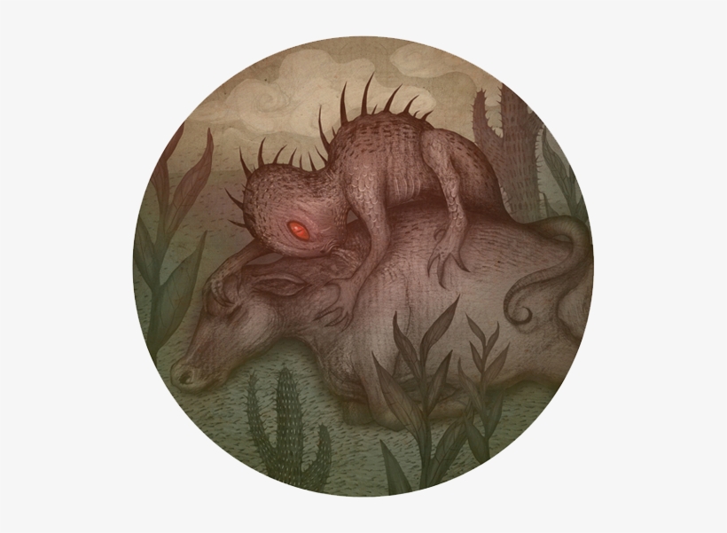 Chupacabra Feeding By V L A D I M I R - Vladimir Cryptozoology, transparent png download