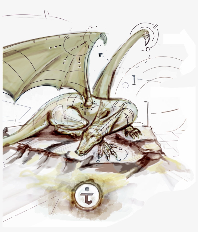 #dragon #masthead #illustration - Illustration, transparent png download