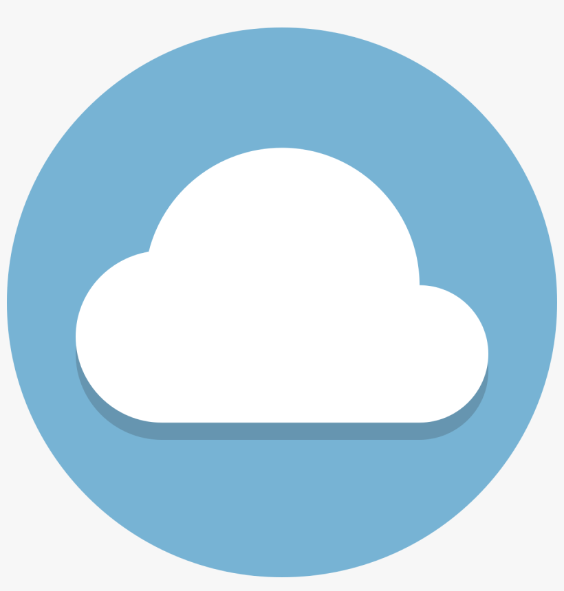 Circle Icons Cloud - Generic Social Media Icon, transparent png download
