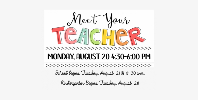 Meet Teach And School Starts - Calligraphy, transparent png download