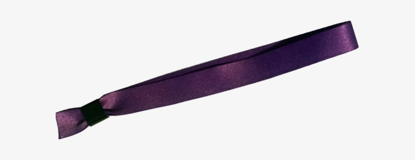 Purple Cloth Wristbands Solid Color No Print - Color, transparent png download