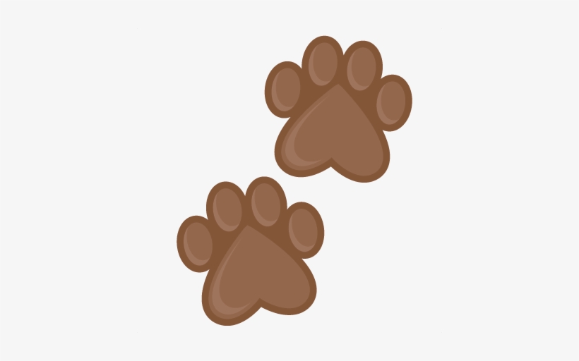 Dog Prints Svg Scrapbook Cut File Cute Clipart Files - Scalable Vector Graphics, transparent png download