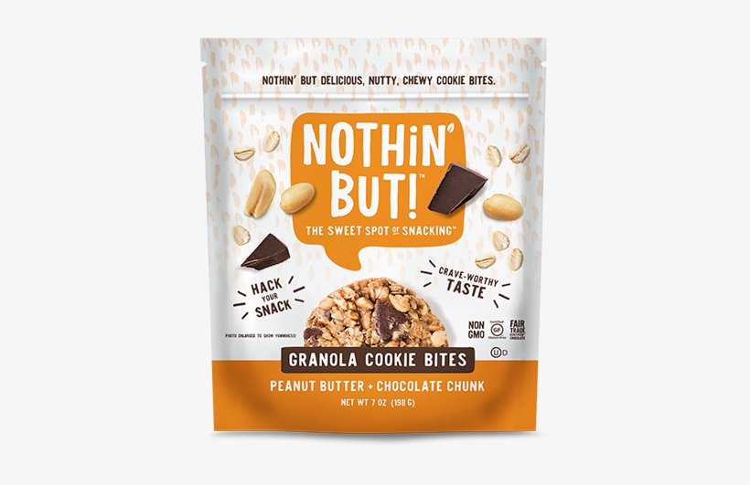Peanut Butter Chocolate Chunk - Nothin But Granola Cookies, transparent png download