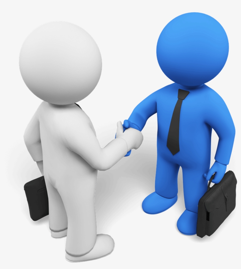 Shaking Hands - Three-dimensional Space, transparent png download