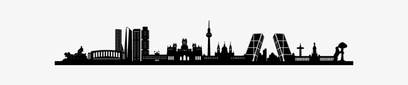 Imagen Relacionada - Skyline Madrid Png Vector, transparent png download