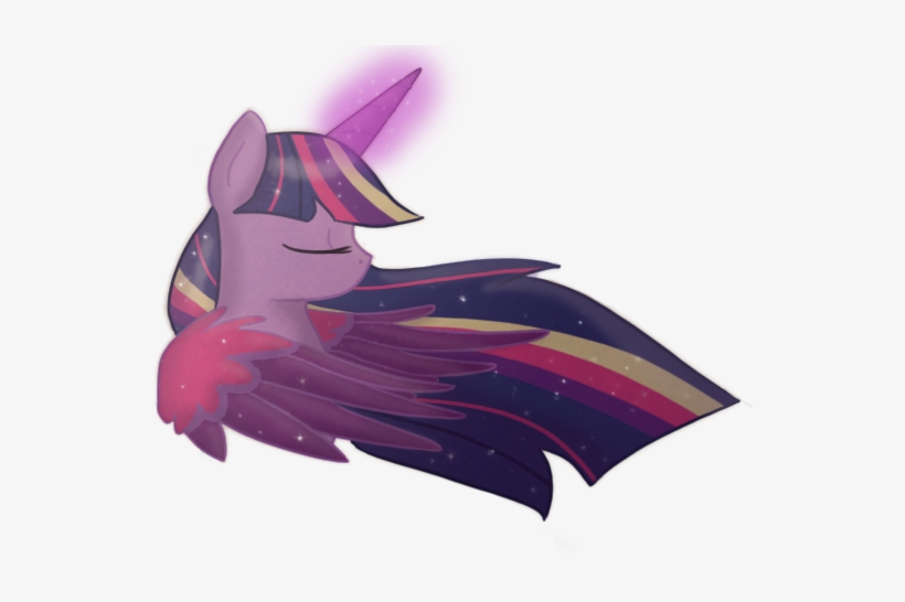 Tsupirka, Eyes Closed, Female, Magic, Mare, Pony, Profile, - Twilight Sparkle, transparent png download
