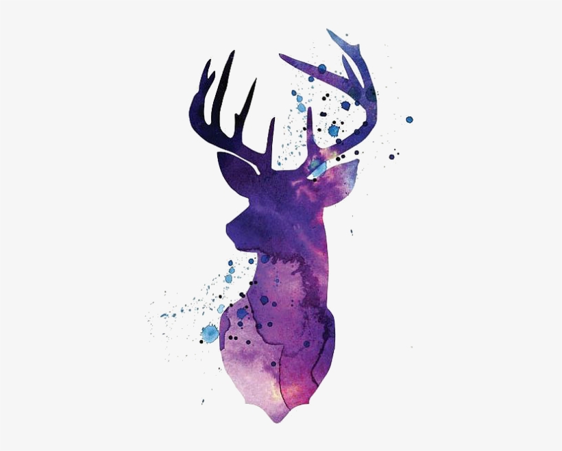 Watercolor Deer, transparent png download