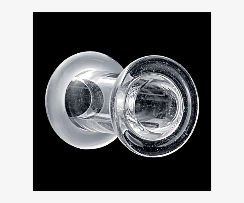 Gorilla Glass Clear Glass Single Flare Bullet Hole - 3/8" (9mm) Clear Pyrex Glass Single Flare Bullet Hole, transparent png download
