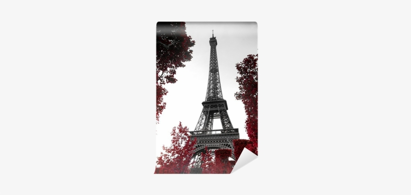 Infrared Photography Eiffel Tower Wall Mural • Pixers® - Pictureperfectinternational 'eiffel Tower' Photographic, transparent png download