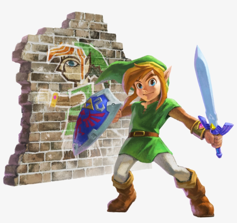 To Clarify, They're Talking About How That Design Got - Legend Of Zelda Link Between Worlds Link, transparent png download