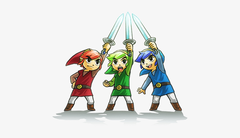 Artwork Characters - Zelda Triforce Heroes, transparent png download