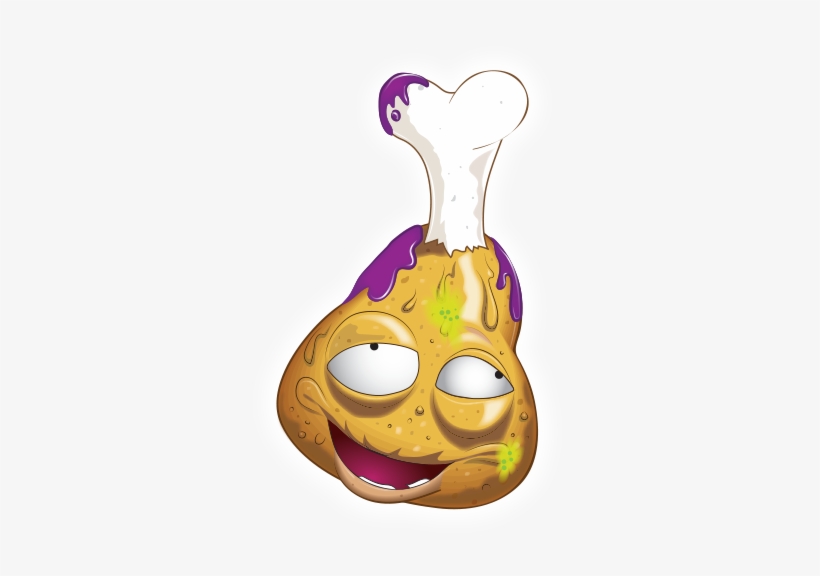 J104778 Gross1 Drumstick - Grossery Gang Icky Drumstick, transparent png download