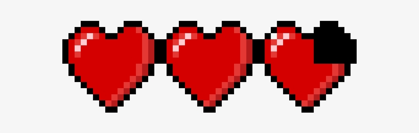 Download Legend Of Zelda Three Heart Container - Transparent 3 Hearts