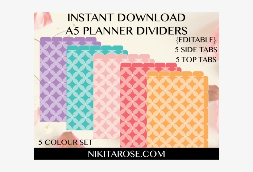 A5 Dividers - Color, transparent png download