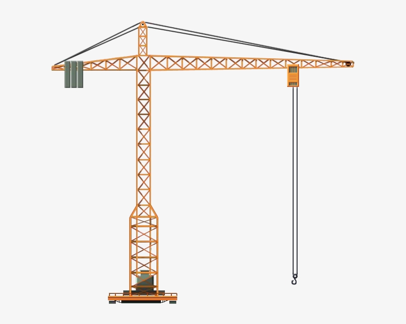 Tower Crane - Tower Crane Png, transparent png download
