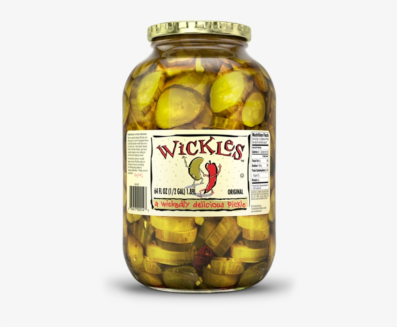64oz Wickles Delicious Pickles - Wickles A Wickedly Delicious Pickle, Original - 16, transparent png download