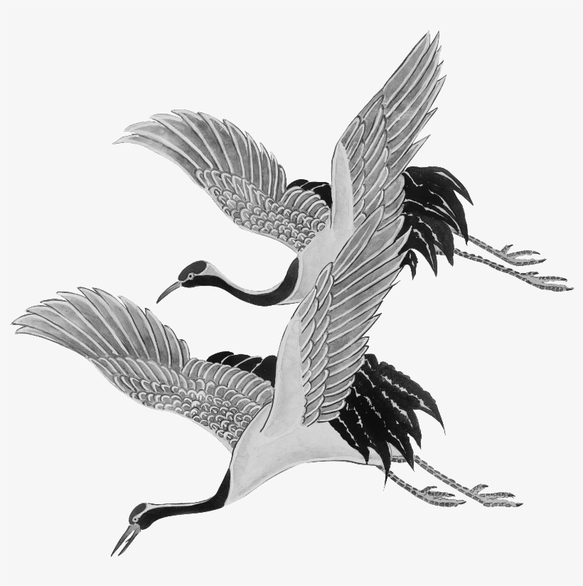 Chinese Crane Png, transparent png download