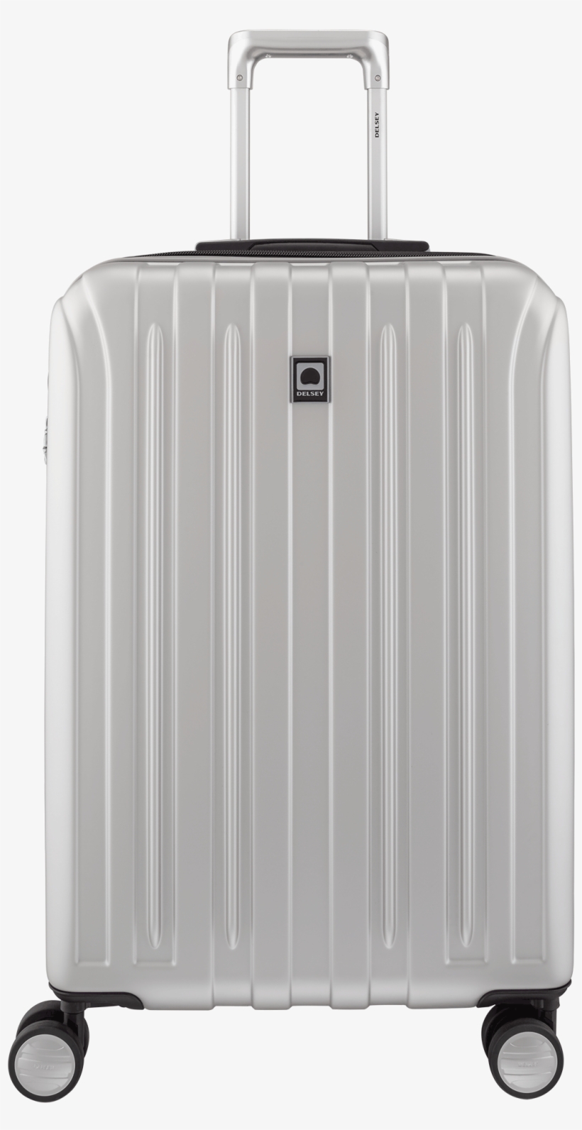 Delsey Vavin Securite S Spinner Polycarbonate Silver, transparent png download