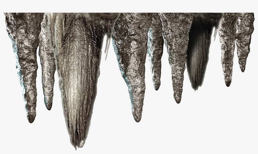 Icicles Png Photo - Stalactites And Stalagmites Clipart, transparent png download