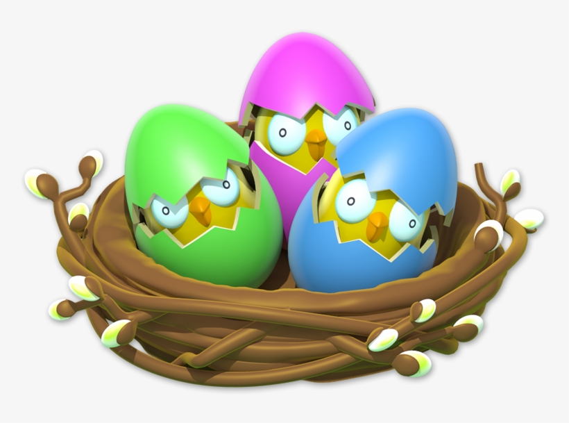 Chick Nest - Egg, transparent png download