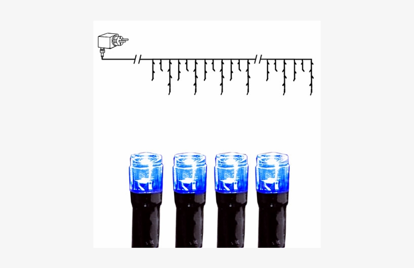 Icicle Lights Serie Led - Star Led Net 180 L, Blue, transparent png download