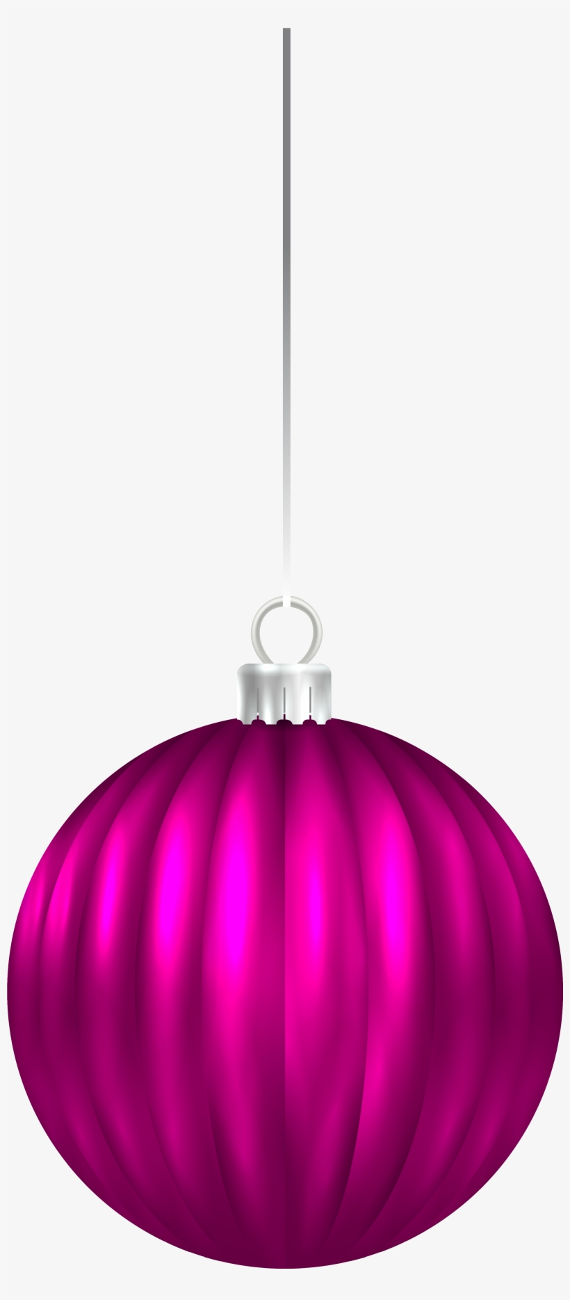 Pink Ornament Clipart Vector Transparent Download - Christmas Ornament, transparent png download