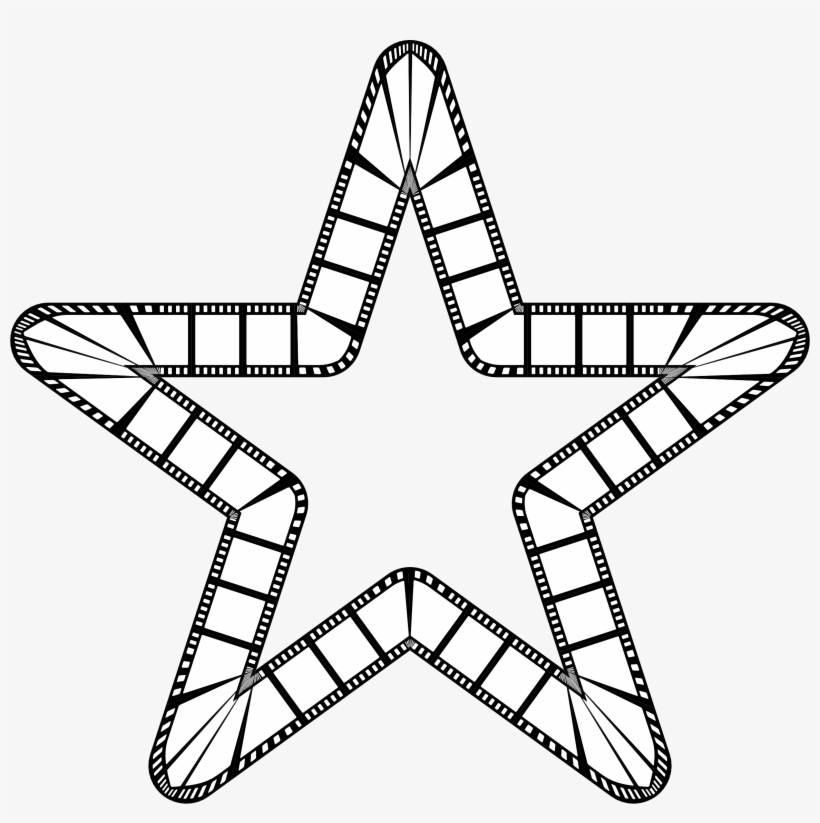 This Free Icons Png Design Of Film Strip Star 2, transparent png download