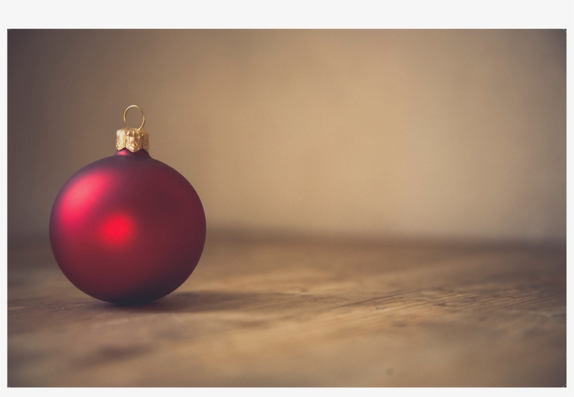 50019 Red Christmas Ball - Christmas Day, transparent png download