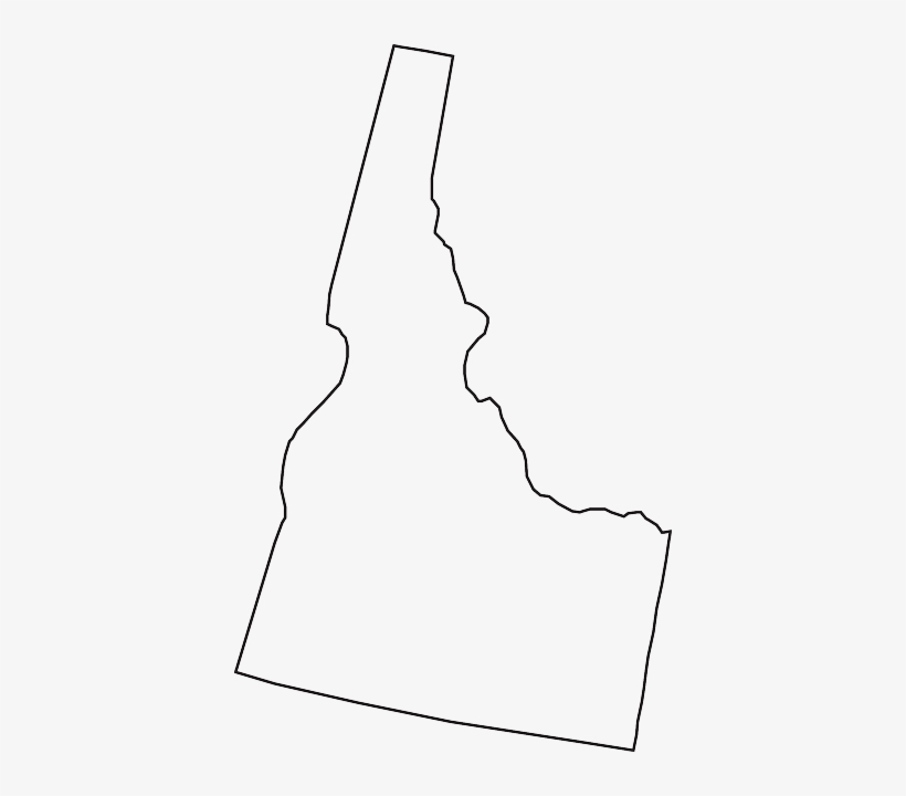 Geography, Outline, Map, States, State, United, Idaho - Idaho State Outline Png Transparent PNG 