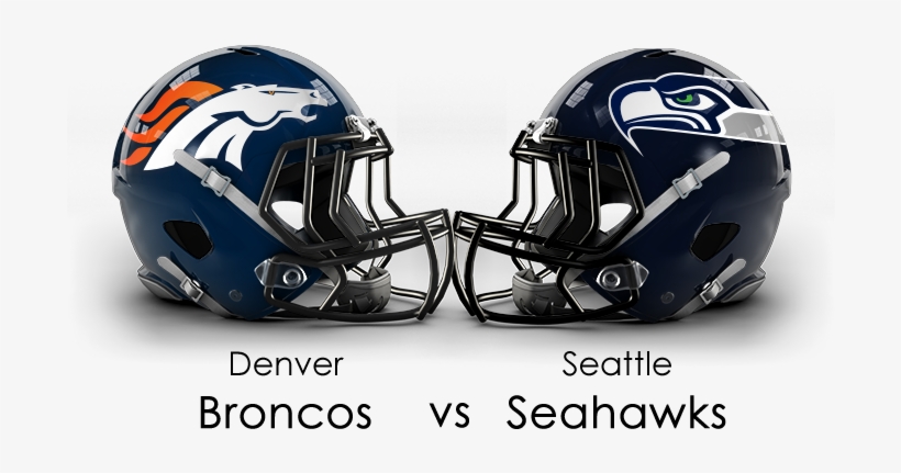 Denver Broncos Vs Seattle Seahawks Superbowl - Helena Huskies Football, transparent png download