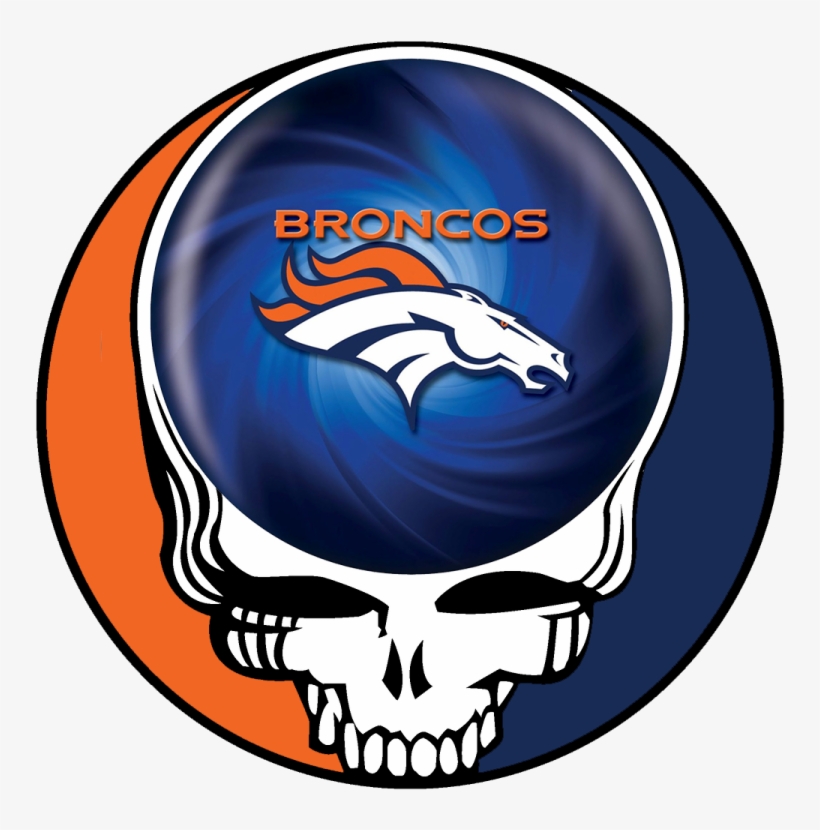Denver Broncos Skull Logo Iron On Transfers - Grateful Dead Logo, transparent png download